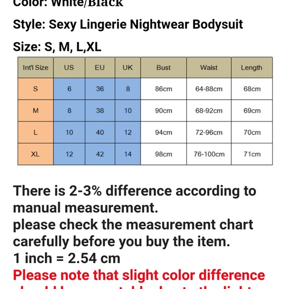 Sexy Black Lingerie Bodysuit - Picture 8 of 8